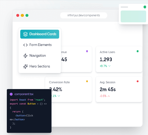 Infinity UI Components