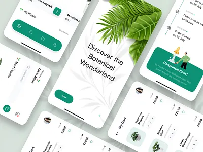 Botanical App Illustrations