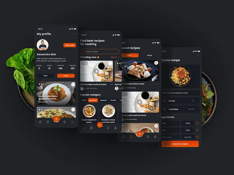 Culinary Journey UI Design